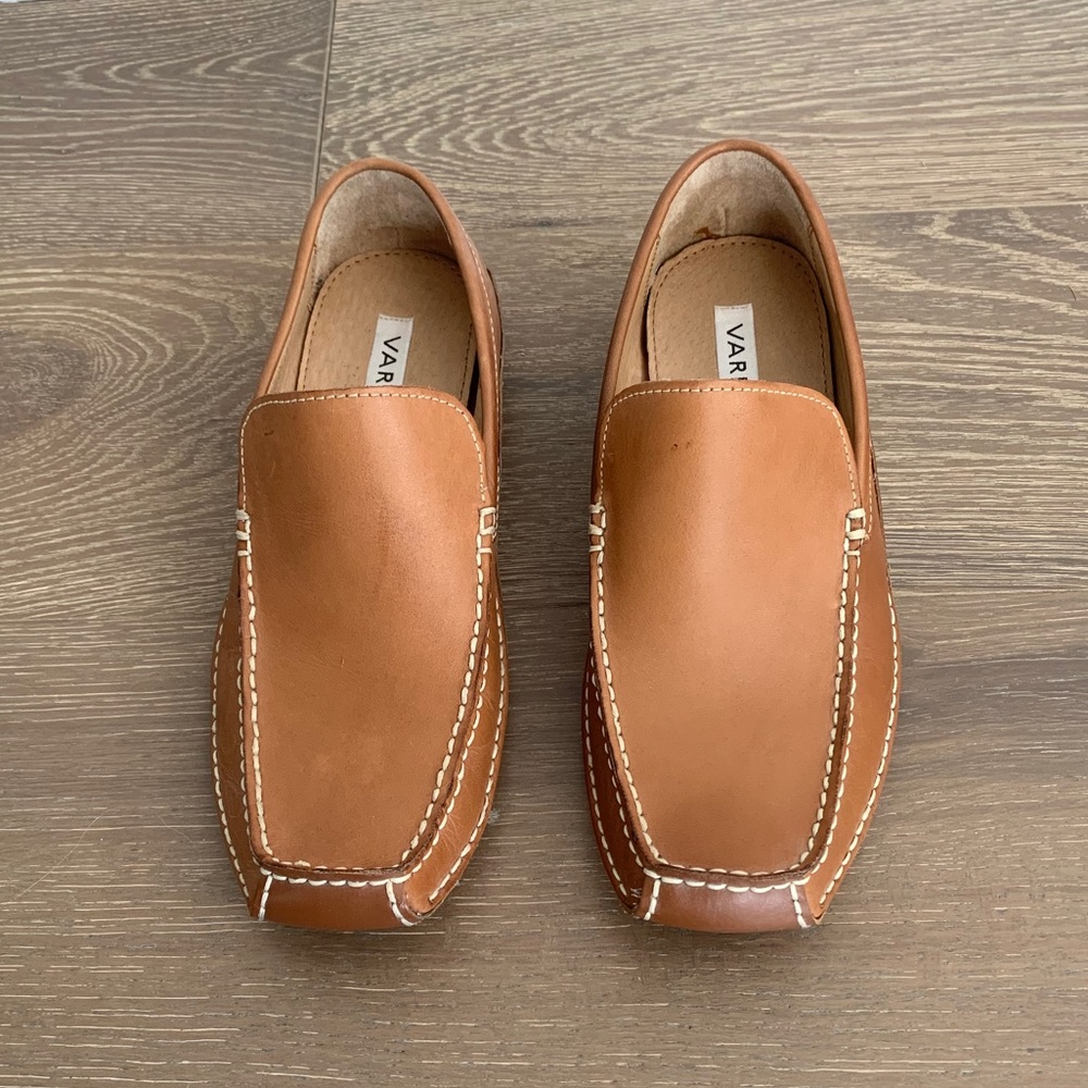 Men’s Cognac Leather Loafers - Varese